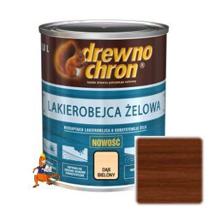 LAKIEROBEJCA ŻELOWA KOLOR MERBAU PRZEZNACZONA DO DEKORACYJNEGO MALOWANIA PRZEDMIOTÓW DREWNIANYCH 0,8L FIRMY DREWNOCHRON