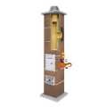 KOMPLETNY KOMIN IZOLOWANY LEIER 8 MB FI 200 + WENT