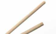 Trzonek drewniany do szczotek gwintowany 130 cm sosnowy