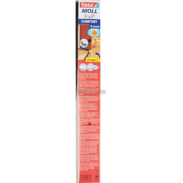 Uszczelka szczotkowa pod drzwi Comfort TESA 1 m 43 mm brązowa