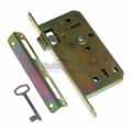 Zamek drzwiowy LOB wpuszczany 72x60 mm na klucz