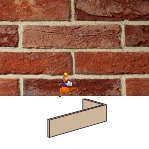 NELISSEN PŁYTKA KLINKIEROWA KĄTOWA RĘCZNIE FORMOWANA PALADIO WDF65 215x102x25/30x63 MM