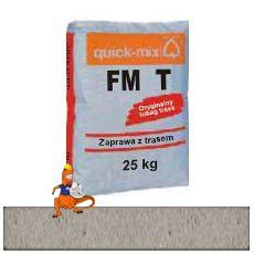 QUICK-MIX ZAPRAWA DO SPOIN FUGA Z TRASEM TUBAG FM T 25KG JASNO-SZARA
