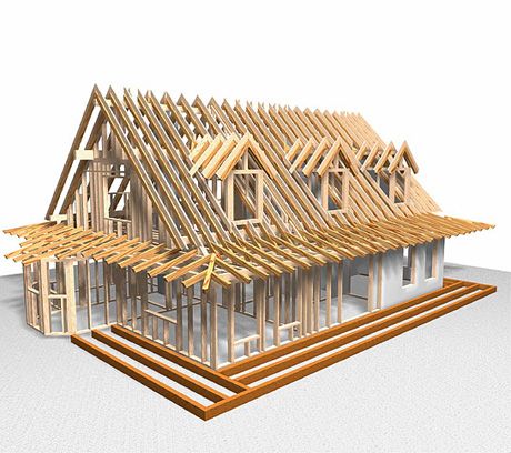 Więżba dachowa, krawędziaki, deski, drewno, łaty, konstrukcje