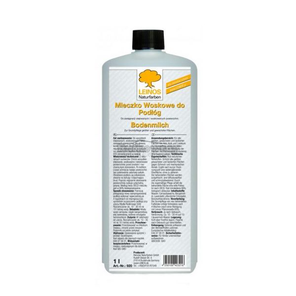 Mleczko woskowe do podłóg 920 LEINOS 1l