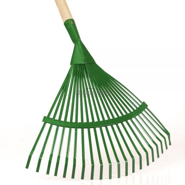 Grabie do liści z trzonkiem drewnianym 130 cm