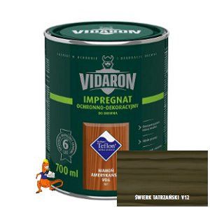 IMPREGNAT OCHRONNO-DEKORACYJNY DO DREWNA KOLOR ŚWIERK TATRZAŃSKI 700ML FIRMY VIDARON