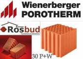 Pustak ceramiczny Porotherm 30 P+W Wienerberger