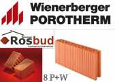 Pustak ceramiczny Porotherm 8 P+W Wienerberger