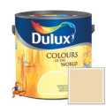 FARBA KOLORY ŚWIATA LATEKSOWA DO ŚCIAN I SUFITÓW KOLOR CIEPŁY PIASEK 2,5L FIRMY DULUX