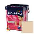 FARBA SATYNOWA Z DODATKIEM TEFLON KOLOR DOMOWE ZACISZE 5L FIRMY ŚNIEŻKA 