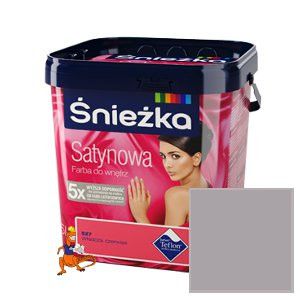 FARBA SATYNOWA Z DODATKIEM TEFLON KOLOR MIEJSKI RYTM 2,5L FIRMY ŚNIEŻKA 