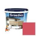 FARBA ŚNIEŻKA AKRYLOWA DO FASAD I ELEWACJI KOLOR MALINOWY A 10L