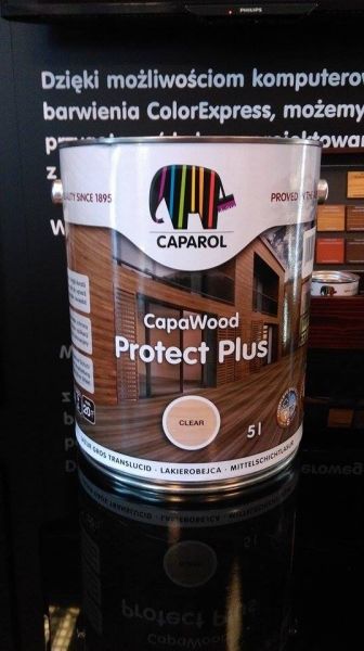 Lakierobejca do drewna - CapaWood Protect Plus Clear 5 l