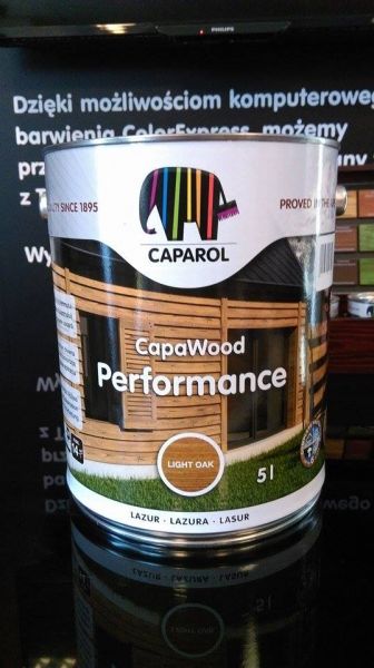 Lazura do drewna - CapaWood Performance jasny dąb 5 l
