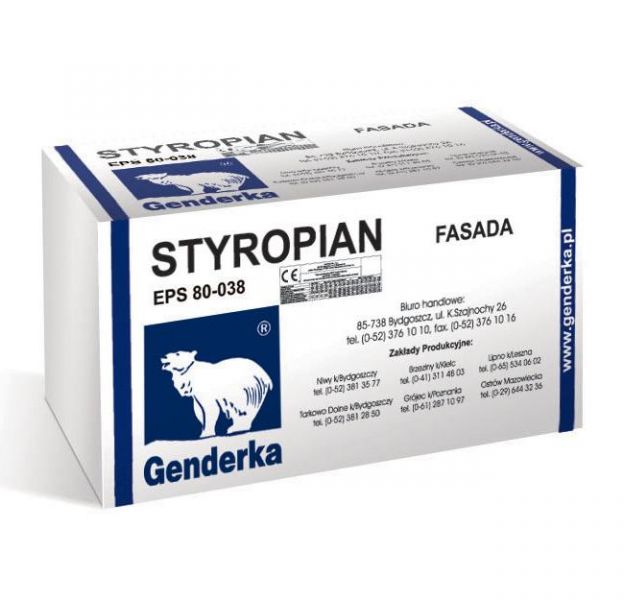 Styropian Genderka  Fasada