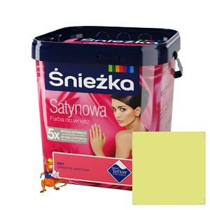 FARBA SATYNOWA Z DODATKIEM TEFLON KOLOR UKRYTE PRAGNIENIA 5L FIRMY ŚNIEŻKA 