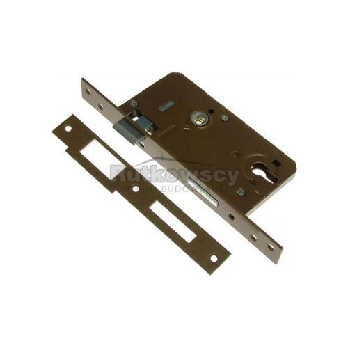 Zamek wpuszczany bramowy JANIA 90/63 mm wkładka lewy