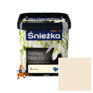 FARBA LATEKSOWA BARWY NATURY Z DODATKIEM TEFLONR KOLOR JAŚMINOWA ALEJA 2,5L FIRMY ŚNIEŻKA