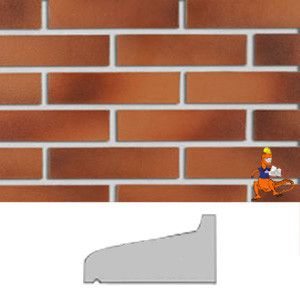 KSZTAŁTKA KLINKIEROWA PEŁNA DARWIN CZERWONO-BRĄZOWA GŁADKA TYP 600 240x115x71 MM FIRMY ROBEN