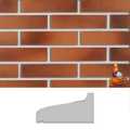 KSZTAŁTKA KLINKIEROWA PEŁNA DARWIN CZERWONO-BRĄZOWA GŁADKA TYP 600 240x115x71 MM FIRMY ROBEN