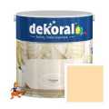 FARBA AKRYLIT W KOLOR BEŻOWY JASNY LATEKSOWA ODPORNA NA SZOROWANIE 5L FIRMY DEKORAL