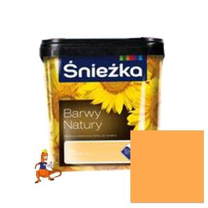 FARBA LATEKSOWA BARWY NATURY Z DODATKIEM TEFLON KOLOR GORĄCE LATO 5L FIRMY ŚNIEŻKA 