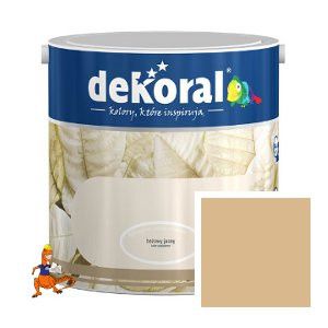FARBA AKRYLIT W KOLOR BURZA PIASKOWA LATEKSOWA ODPORNA NA SZOROWANIE 2,5L FIRMY DEKORAL