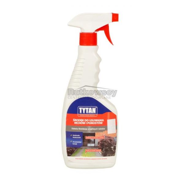 Środek do usuwania mchów i porostów TYTAN 0,5 l