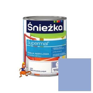 SUPERMAL EMALIA AKRYLOWA DO DREWNA I METALU KOLOR INDYGO SATYNOWY POŁYSK 800ML