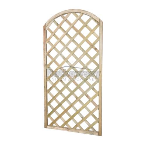 Płot diagonalny łukowy 90x180/157 cm