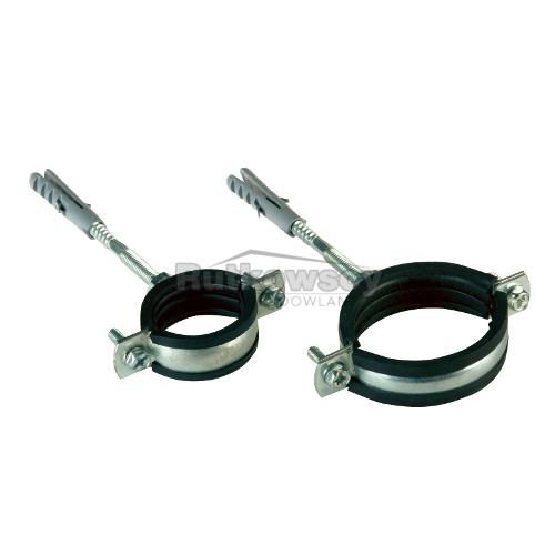 Uchwyt stalowy do rur z tłumikiem drgaŃ pojedynczy 150 mm (6")