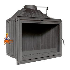 WKŁAD KOMINKOWY 800 NAVARRA REF.2023645 Z SZYBREM O MOCY 17 kW FIRMY HERGOM