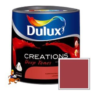 DULUX CREATIONS DEEP TONES LATEKSOWA MATOWA EMULSJA DO ŚCIAN I SUFITÓW KOLOR MAGNETYCZNA WIŚNIA 2,5L