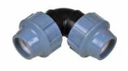 Kolanko przelotowe PE 40 mm