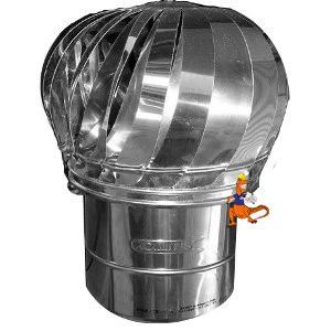 NASADA WENTYLACYJNA OBROTOWA TURBOMAX TYP1 Z PODSTAWĄ RUROWĄ KOMINUS FI130