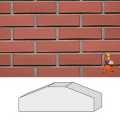 KSZTAŁTKA KLINKIEROWA DASZEK D1 PEŁNY KOLOR ALFA RF 300x100x65 MM FIRMY CRH KLINKIER