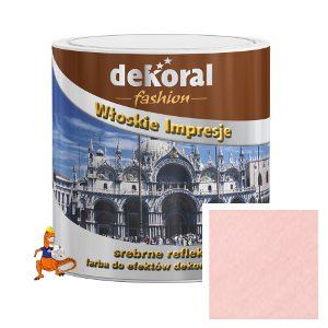 FARBA WŁOSKIE IMPRESJE LINIA SREBRNE REFLEKSY KOLOR CIAO BAMBINA AKRYLOWA FARBA DEKORACYJNA 1L FIRMY DEKORAL FASHION