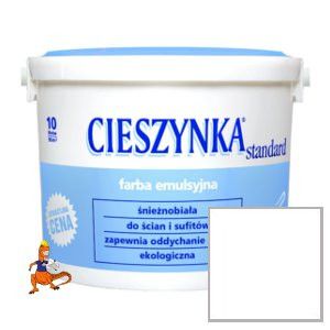 CIESZYNKA STANDARD FARBA AKRYLOWA DO ŚCIAN I SUFITÓW KOLOR BIAŁY 5L