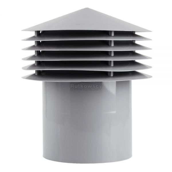 Wywiewka kanalizacyjna PCV 200 mm szara