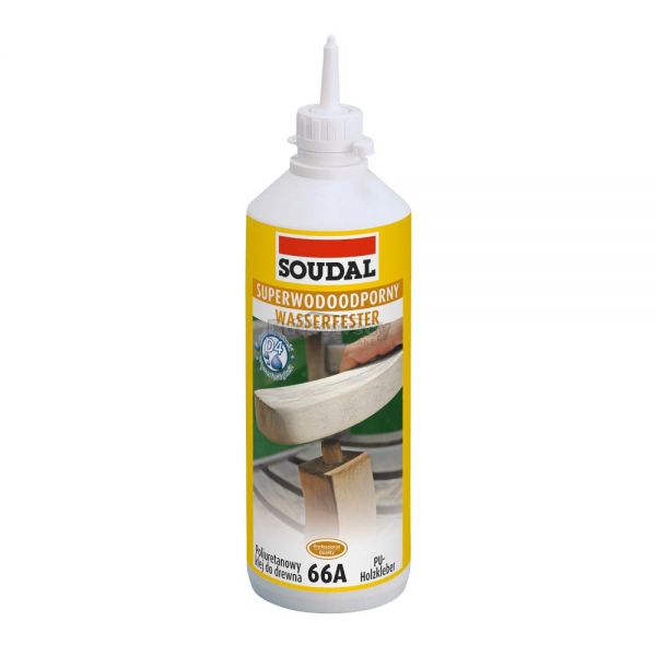 Klej do drewna poliuretanowy SOUDAL 66A wodoodporny