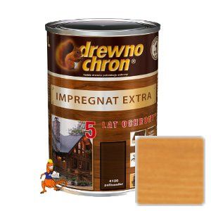 IMPREGNAT EXTRA - 5 LAT OCHRONY KOLOR SOSNA PREPARAT DO OCHRONNEGO I DEKORACYJNEGO MALOWANIA PRZEDMIOTÓW DREWNIANYCH 5L FIRMY DREWNOCHRON 
